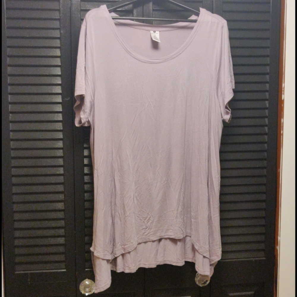 Super soft active life lavender t-shirt